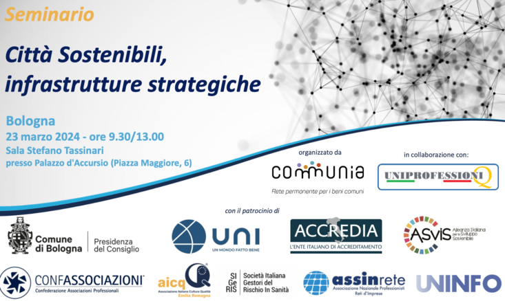 Città Sostenibili, infrastrutture strategiche